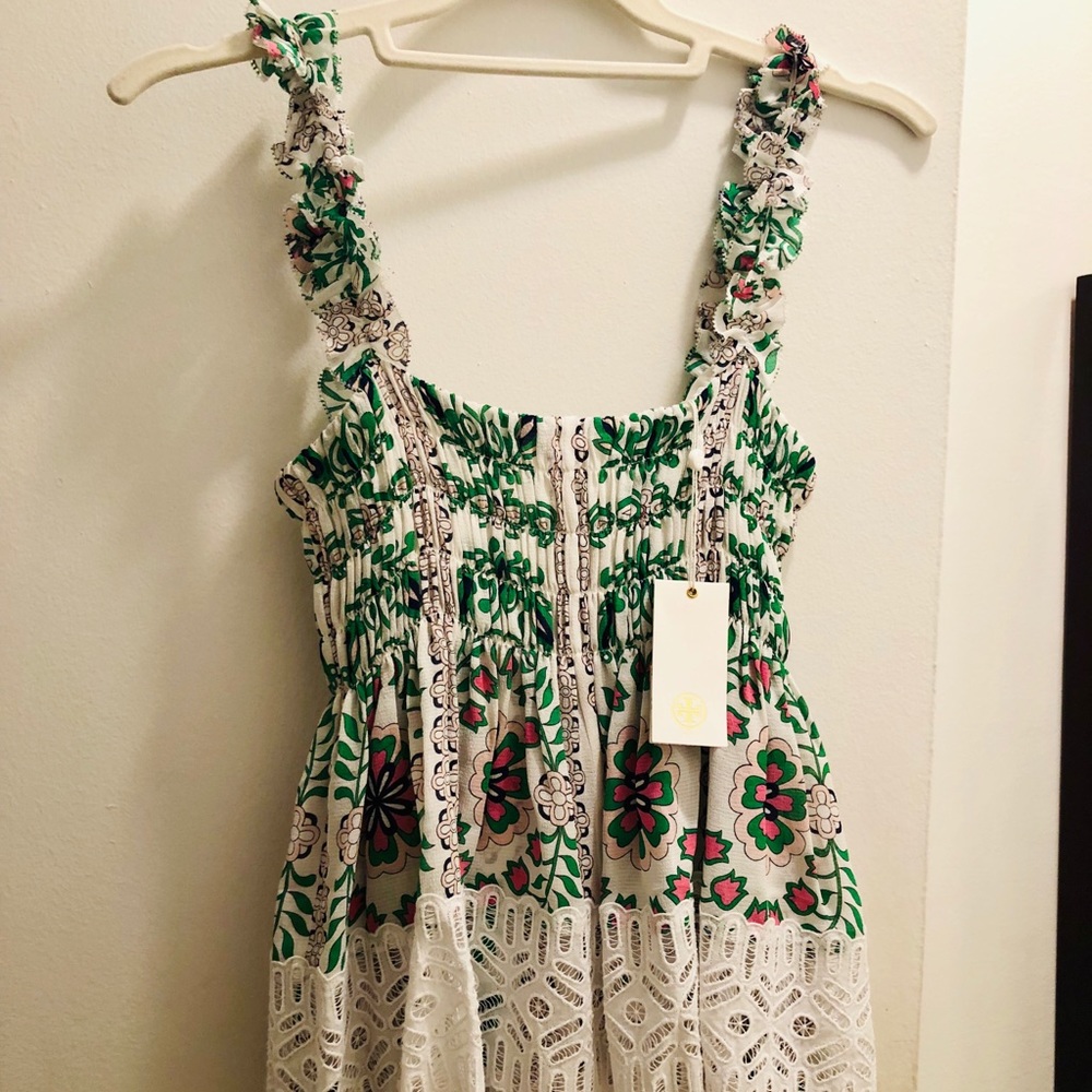 Tory Burch Garden Party Tank Top Blouse Size 0